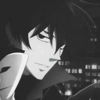 忧郁风动漫男头微丧