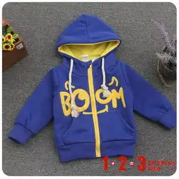 初冬款男小童2705蓝卡通jc时尚薄棉衣13童装连锁poweredbyhishop