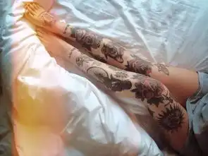 性感而又霸气的大花腿纹身