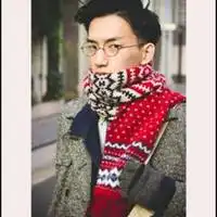 男生带围巾头像唯美微信头像图片大全