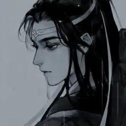 古风动漫黑白男生头像分享,泪雨零铃终不悔,何如薄幸锦衣郎