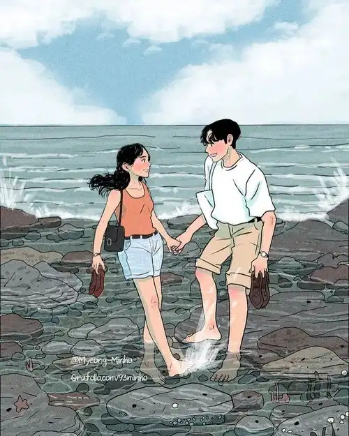 吻他抱他打他,2018年最亲密恋人插画大盘点看完我想恋爱了