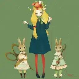 可爱唯美动漫人物手绘插画各种动漫各种萌