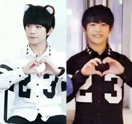 那些年,易烊千玺自己跟自己穿过的情侣装