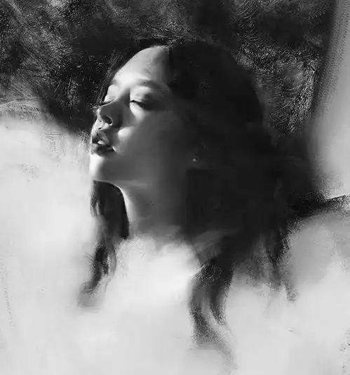 只用素描技法,就可以把女人画这么传情,美到骨子里