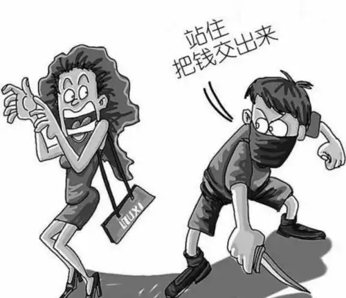 女孩晚上遇到歹徒,冷笑话