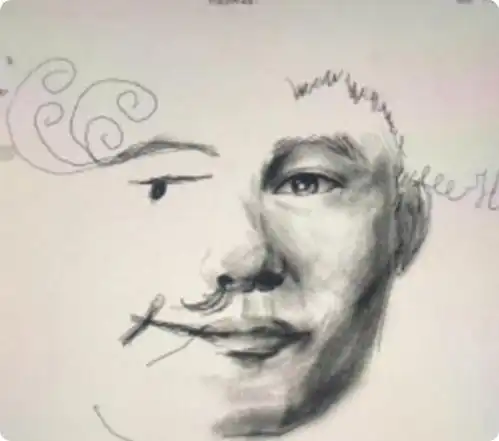 美术生画一半画不下去了,随意收尾堪称神操作,老师被逗笑