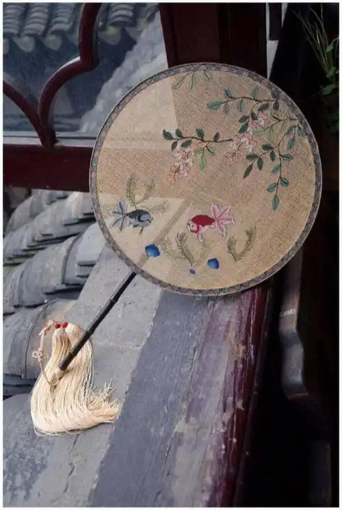 12星座专属古风团扇,射手座桃花满园,天秤座蝴蝶翩飞