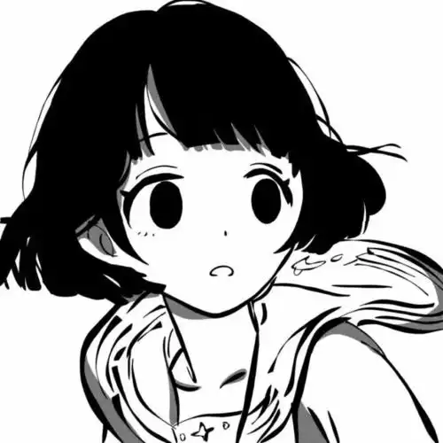 粉丝求图0709黑白日系动漫女头