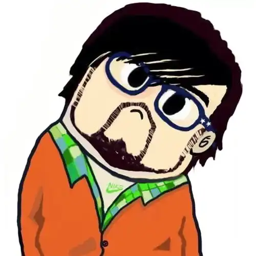 创意胡子老男人