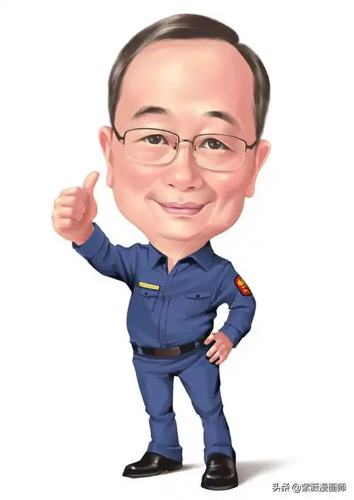 换一换你的头像吧中年男士手绘商务立体漫画头像成熟大叔专用