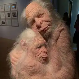 超现实主义雕塑作品,一个充满爱意的世界