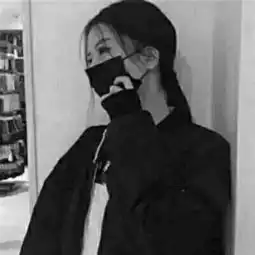 黑白头像女生背影侧脸高冷侧面伤感女头像精选