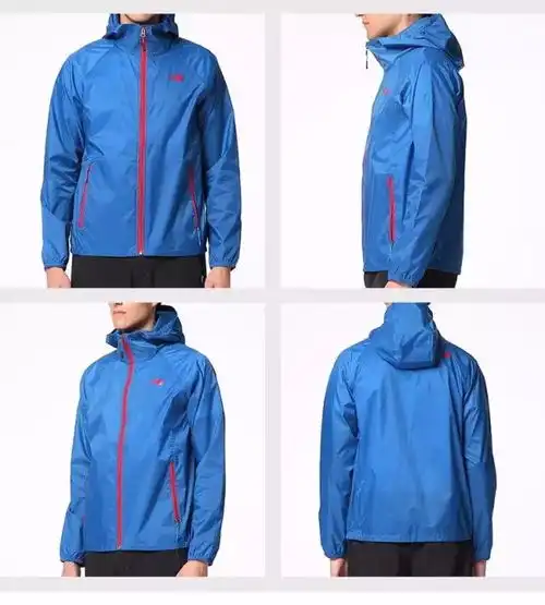 渠道订单tf男士轻量化186克防撕裂客供尼龙防风防水皮肤衣