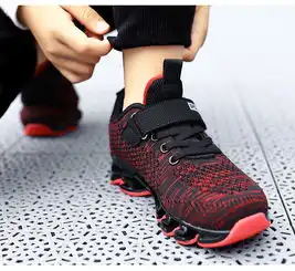 蓝猫秋季新款男童运动鞋飞织网面透气潮流儿童鞋子小男孩休闲童鞋