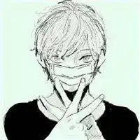 微信动漫戴口罩黑白头像男生头像一对