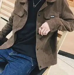 新出一霸气男装叫灯芯绒,比西服拉风,50岁男人穿时尚忒利落