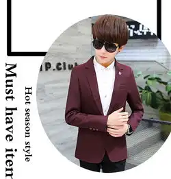 ch春装新款韩版修身青年男西服男士修身型西服休闲韩版潮外套