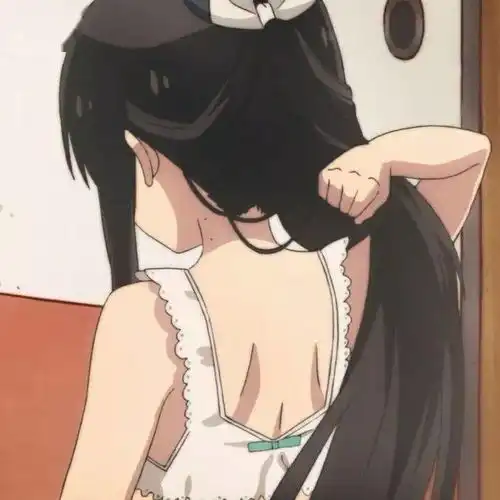 ins头像可爱卡通女生头像,侧脸背影不露脸女生头像