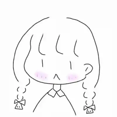 简笔画人物头像女简笔画头像女生可爱萌