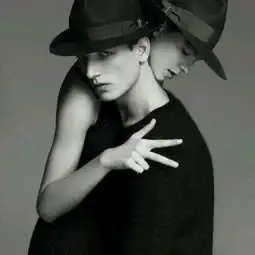 潮流霸气情侣头像欧美范一对时尚欧美风情侣头像一人一张