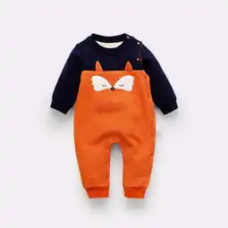 叮当槌秋冬季男女宝宝保暖卡通新生儿婴儿连体衣哈衣爬服骑兵绿59cm蜜芽,中国领先的进口母婴限时特卖商城