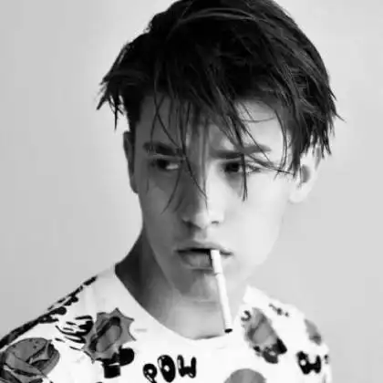 记忆里最干净的曾经没了,欧美范黑白颓废男生头像