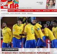 图片报朝鲜赢得世人尊重巴西未入最佳状态