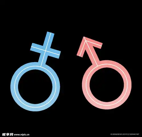 男女性图标设计图