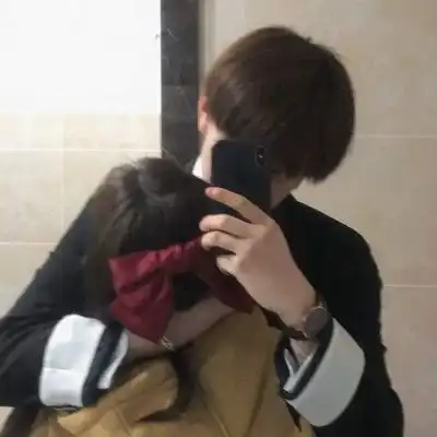 ins原宿风情侣头像其实我真的很不错,你要不要试着喜欢我一下