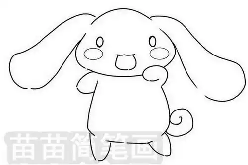 大耳狗简笔画怎么画