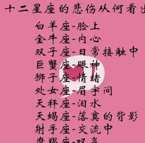 12星男谁最无法抵制异性诱惑,十二星座的悲伤从何看出