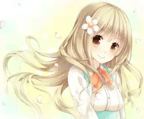 萌q版二次元美女插画动漫