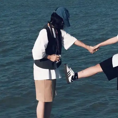 真两人闺蜜头像不露脸头像青春活力