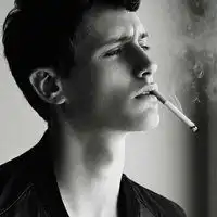 微信男生头像抽烟文字微信头像图片大全