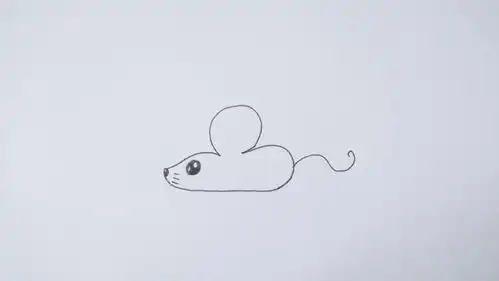 简笔画可爱的小老鼠巧手教育