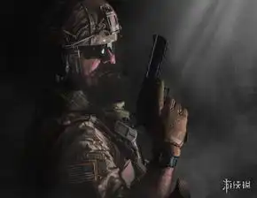 彩虹六号围攻黑胡子cos叼烟举枪霸气侧漏