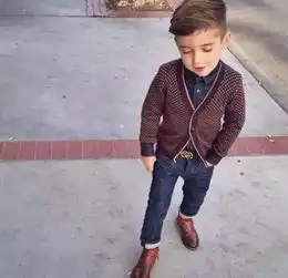 生个儿子,就这样给他穿,简直帅哭了