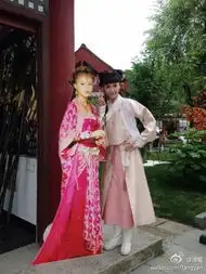 赵丽颖晒男装陈晓变脸明星私照搞怪逆天