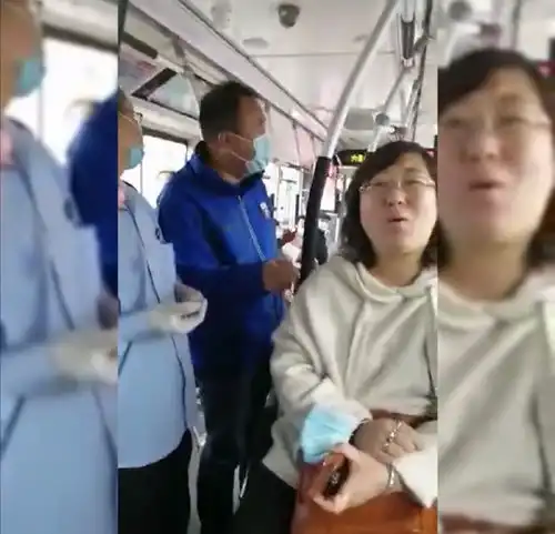 北京女子坐公交不戴口罩,不听劝阻还与人争吵,逼得大家都下了车