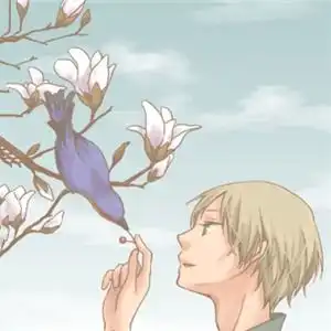 插画动漫二次元头像男