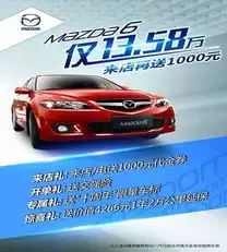 mazda613.58万大赠送来店电送1000元