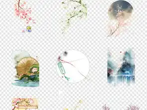 唯美水彩手绘古风水墨花卉风景插画背景素材图片模板下载42.44mb中国风边框大全花纹边框