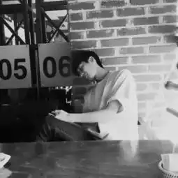 男头黑白来自吴拾叁的图片分享堆糖