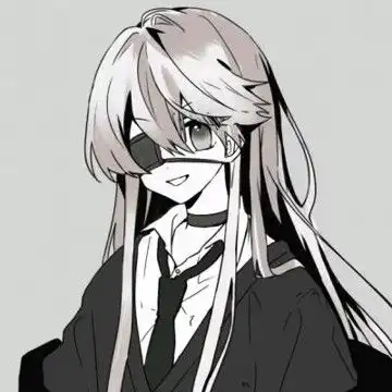 情头动漫一男一女黑暗丧头像,卡通头像图片