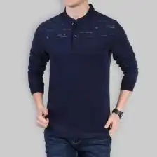 男装秋季nianjeep长袖t恤男士欧美时尚简约日常休闲宽松男t恤衫