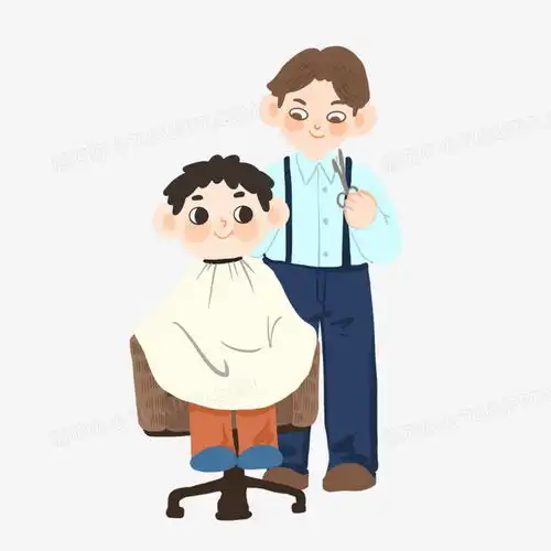 卡通手绘剃头免抠元素png图片素材免费下载元素png20002000像素