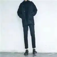 头像衬衫男半身高冷