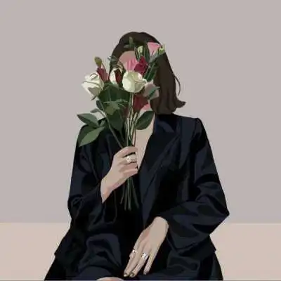 一男一女文艺清爽的动漫情头头像