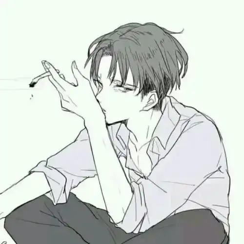 求动漫伤感,男头像